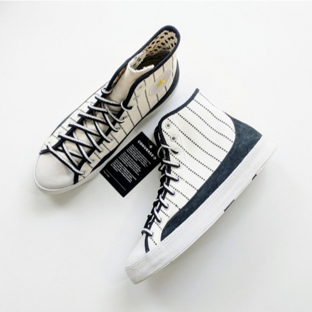 Converse All Star Sasha Hi Egret Black Yellow Women's 5.5